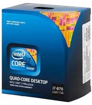 Intel Core i7 870 Processor (Pre-owned)