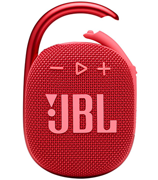 JBL Clip4 Portable Wireless Bluetooth Speaker (Red) (Pre-owned)