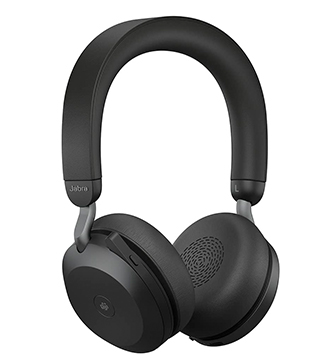 Jabra Evolve2 75 Wireless Headset with Mic (Black) (Pre-owned)