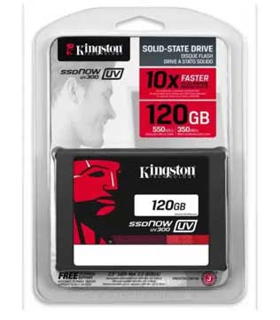 KINGSTON 120GB 2.5 Inch SATA (SUV300S37A/120G) Internal Solid State Drive (Pre-owned)