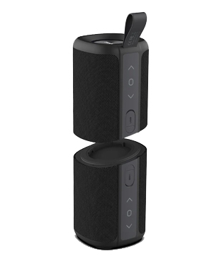 KOVE Commuter 2 Black Bluetooth Speakers, Portable, Wireless with HD Louder Volume (Pre-owned)