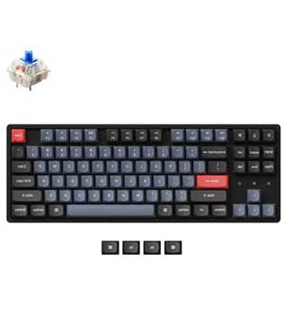 Keychron K8 Pro Blue Switches RGB Wireless Mechanical Keyboard (Pre-owned)
