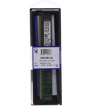 Kingston 8GB DDR3 1600MHz (KVR16N11/8) Desktop RAM (Pre-owned)