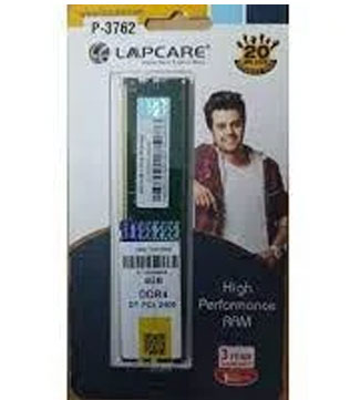 LAPCARE 4GB DDR4 2400MHz Desktop RAM (Pre-owned)