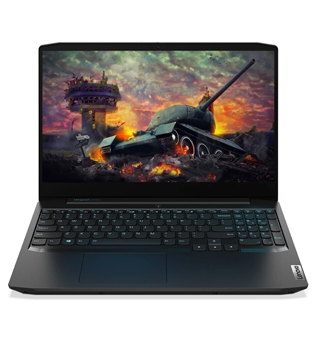 LENOVO Ideapad Gaming 3-15ACH6, 15.6 Inches, AMD Ryzen 7 5800H with Radeon Graphics @3.20 GHz, 32 GB RAM, 512 GB NVME SSD, NVIDIA GeForce RTX 3050, Shadow Black Laptop (Pre-owned)