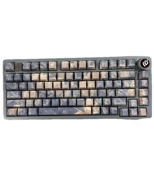 LEOBOG Hi75 Aluminum Alloy Wired Mechanical Keyboard (Customize Keys) (EQUINOX FLOWER) (Open Box)