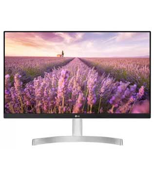 LG 24 inch Full HD IPS Panel (24MK600M) Monitor (White) (Pre-owned)