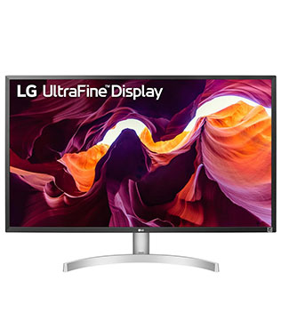 LG 27 Inch (27UL500) 4K-UHD Monitor (White) (Pre-owned)