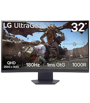 LG UltraGear 32 Inch 32GS60QC Monitor (Pre-owned)