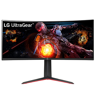 LG UltraGear 34 Inch 160Hz 34GP63A-B Curved Gaming Monitor (Pre-owned)