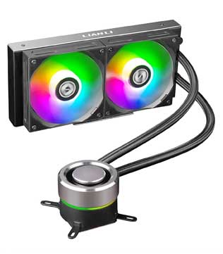 Lian Li Galahad 240 ARGB AIO Liquid CPU Cooler (Black) (Pre-owned)