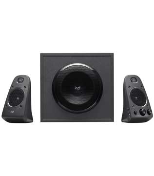 Logitech Auxiliary Z625 Powerful THX PC Speaker (Black) (Pre-owned)