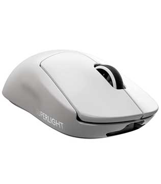 Logitech G PRO X Superlight Wireless Gaming Mouse (White) (Pre-owned)