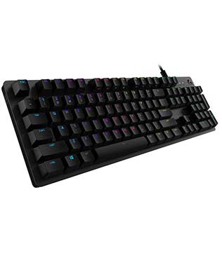 Logitech G512 Carbon Mechanical Gaming Keyboard GX Brown Tactile Switches (Pre-owned)