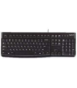 Logitech (K120) USB Wired Keyboard (Pre-owned)