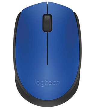 Logitech M171 Ambidextrous Wireless Mouse (Blue) (Pre-owned)