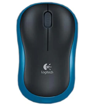 Logitech M185 Blue Wireless Mouse (Pre-owned)