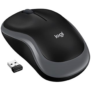 Logitech M185 Grey Wireless Mouse (Pre-owned)