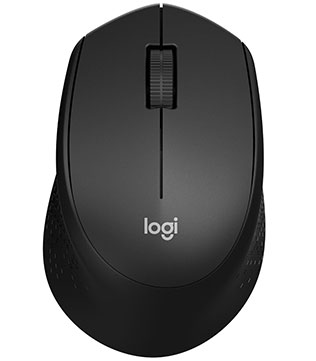 Logitech M331 Silent Plus Wireless Mouse (Black) (Pre-owned)