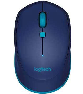 Logitech M337 Bluetooth Portable Wireless Mouse (Blue) (Pre-owned)