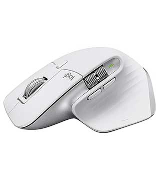 Logitech MX Master 3S Ergonomic Wireless Gaming Mouse (White) (Pre-owned)
