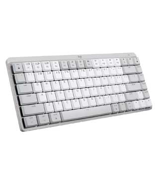 Logitech MX Wireless Mechanical Mini Keyboard (Pale Grey) (Pre-owned)
