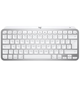 Logitech Mx Keys Mini Minimalist Wireless Illuminated Keyboard for Mac (Pale Grey) (Pre-owned)