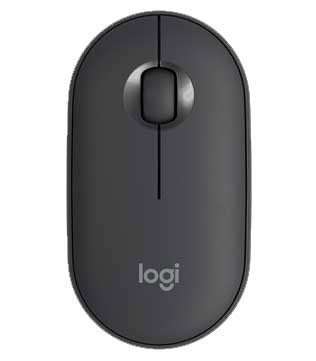 Logitech Pebble M350 Wireless Mouse (Graphite) (Pre-owned)