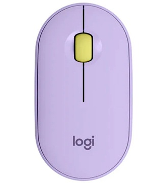Logitech Pebble M350 Wireless Mouse (Lavender Lemonade) (Pre-owned)