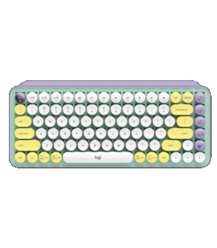 Logitech Pop Keys Mechanical Wireless Keyboard Daydream (Pre-owned)