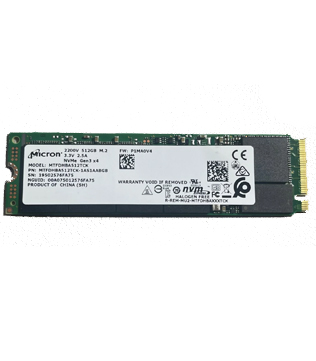 MICRON 512GB M.2 NVME (MTFDHBA512TCK) Internal Solid State Drive (Pre-owned)
