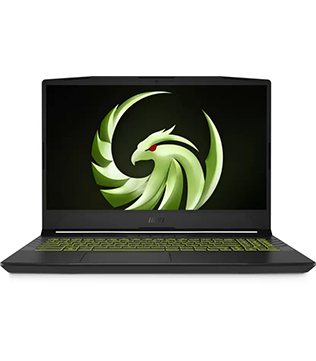 MSI Alpha 15 B5EEK, 15.6 Inches, AMD Ryzen 7 5800H with Radeon Graphics @ 3.20 GHz, 16 GB RAM, 512 GB NVME SSD, AMD Radeon RX 6600M, Black Laptop (Internal Camera & Mic Not Working, Minor Wear & Tear on Keyboard) (Pre-owned)