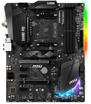 MSI B450 Gaming PRO Carbon AC (Without IO Shield) Motherboard (Pre-owned)
