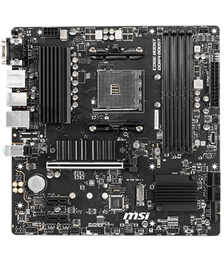 MSI B550M PRO-VDH (Without I/O Shield) Motherboard (Pre-owned)