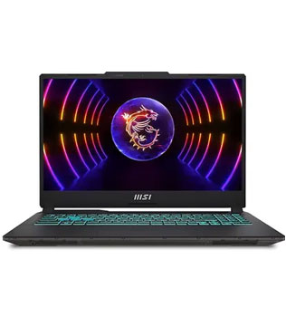 MSI Cyborg 15 A12VE , 15.6 Inches, 12th Gen Intel(R) Core(TM) i5-12450H @2.00 GHz, 16 GB RAM, 512 GB NVME SSD, NVIDIA GeForce RTX 4050, Translucent Black Laptop (Pre-owned)