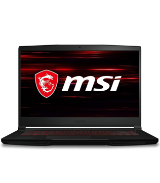 MSI GF63 Thin 10UC, 15.6 Inches, Intel(R) Core(TM) i5-10500H CPU @2.50GHz, 8 GB RAM, 512 GB NVME SSD, NVIDIA GeForce RTX 3050, Black Laptop (Pre-owned)