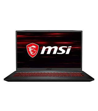 MSI GE73 Raider RGB 8RF, 17.3 Inches, Intel(R) Core(TM) i7-8750H CPU @ 2.20GHz, 16 GB RAM, 256 GB NVME 1 TB HDD, NVIDIA GeForce GTX 1070, Black Laptop (Minor Wear & Tear) (Pre-owned)