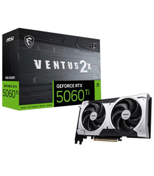 MSI GeFORCE RTX 5060 Ti Ventus 2X PLUS 8GB GDDR7 Graphics Card