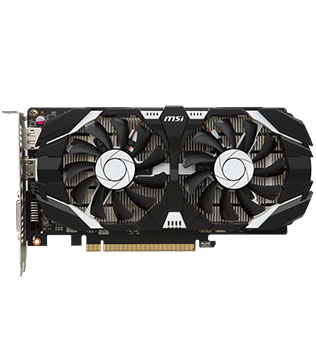 MSI GeForce GTX 1050 Ti 4GB OCV1 (912-V809-2493) Graphics Card (Pre-owned)