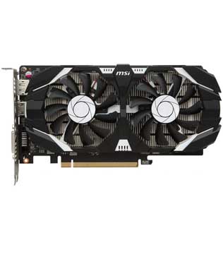 MSI GeForce GTX 1050 Ti 4GT OC (V809-2277R) Graphics Card (Pre-owned)