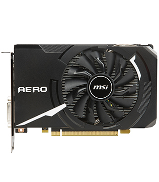 MSI GeForce GTX 1060 AERO ITX OC 6GB GDDR5 (912-V328-086) Graphics Card (Pre-owned)