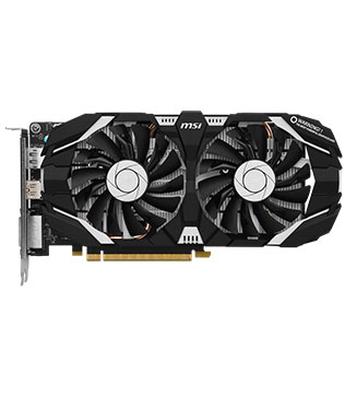 MSI GeForce GTX 1060 OCV1 6GB GDDR5 Graphics Card (Pre-owned)