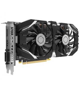 MSI GeForce GTX 1060 OCV2 6GB GDDR5 192-bit (GTX-1060-6GT-OCV2) Graphics Card (Pre-owned)
