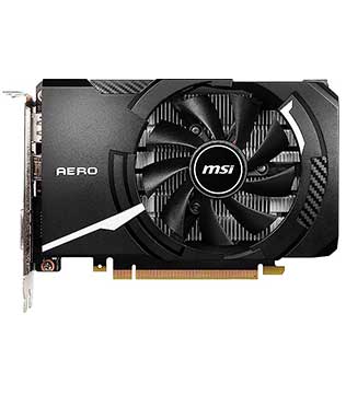 MSI GeForce GTX 1650 AERO ITX 4GB OC DDR6 (GTX 1650 D6 AERO ITX OC) Graphics Card (Pre-owned)