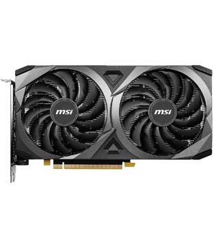 MSI GeForce RTX 3050 Ventus 2X 8G OC 8GB GDDR6 (RTX 3050 VENTUS 2X 8G OCV1) Graphics Card (Pre-owned)