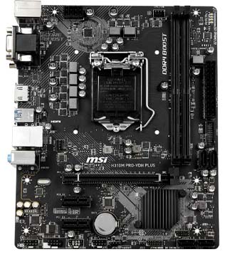 MSI H310M DDR4 PRO-VDH Plus Motherboard (Pre-owned)