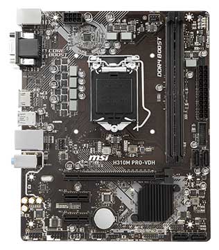 MSI H310M PRO-VDH Motherboard (Pre-owned)