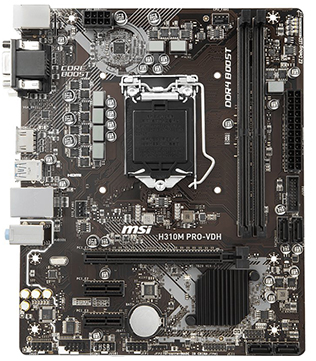 MSI H310M PRO-VDH PLUS Motherboard (Pre-owned)