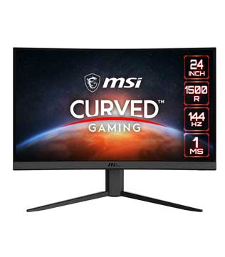MSI Optix G24C4 23.6 Inch Full HD Curved Gaming Monitor (Pre-owned)