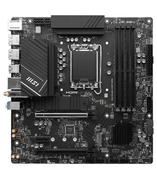 MSI Pro B760M-A WIFI DDR4 Motherboard (Pre-owned)